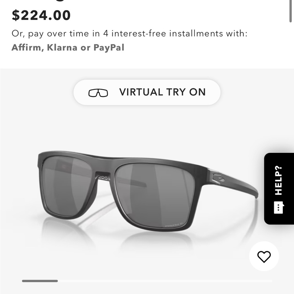 Oakley Leffingwell - Prizm Black Polarized Lenses, 
Matte Black Ink Frame